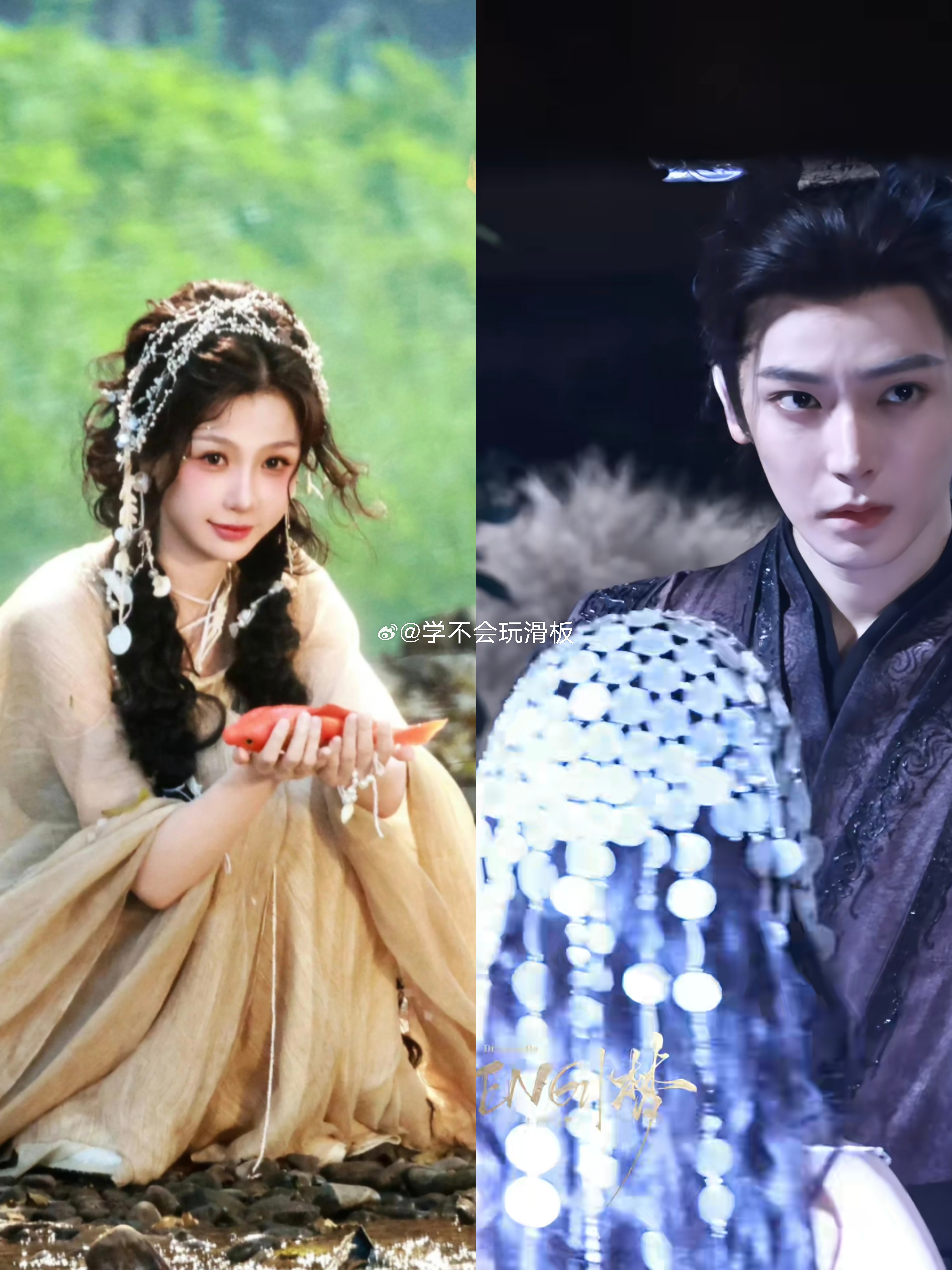 瓜主曝:《念相思》剧组将停拍，原因是因为虞书欣和侯明昊，男女主不和导致的，而且这