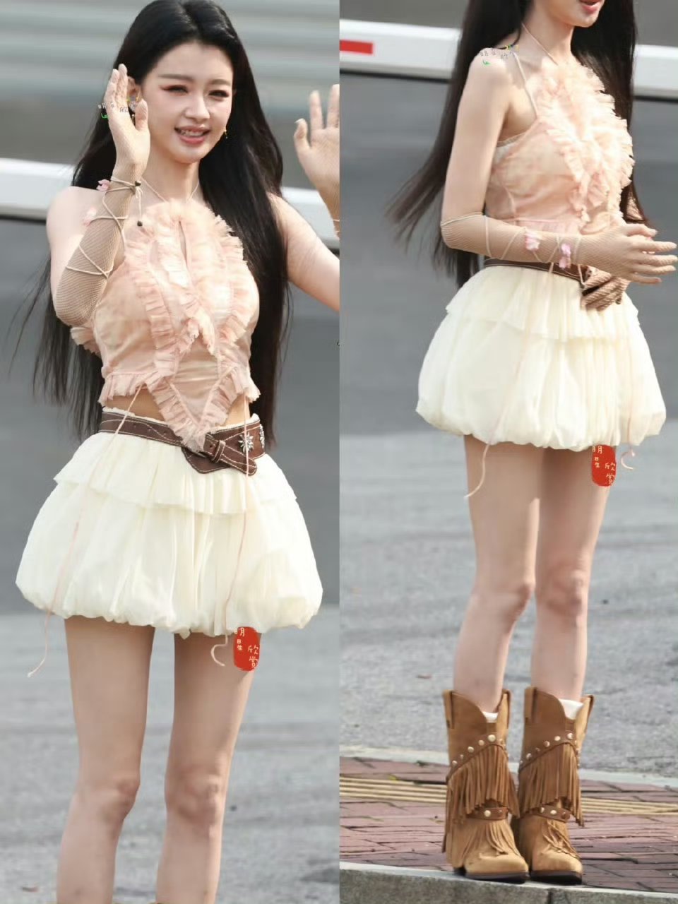 孙怡生图都瘦成这样了吗？感觉一阵风都能把她吹跑