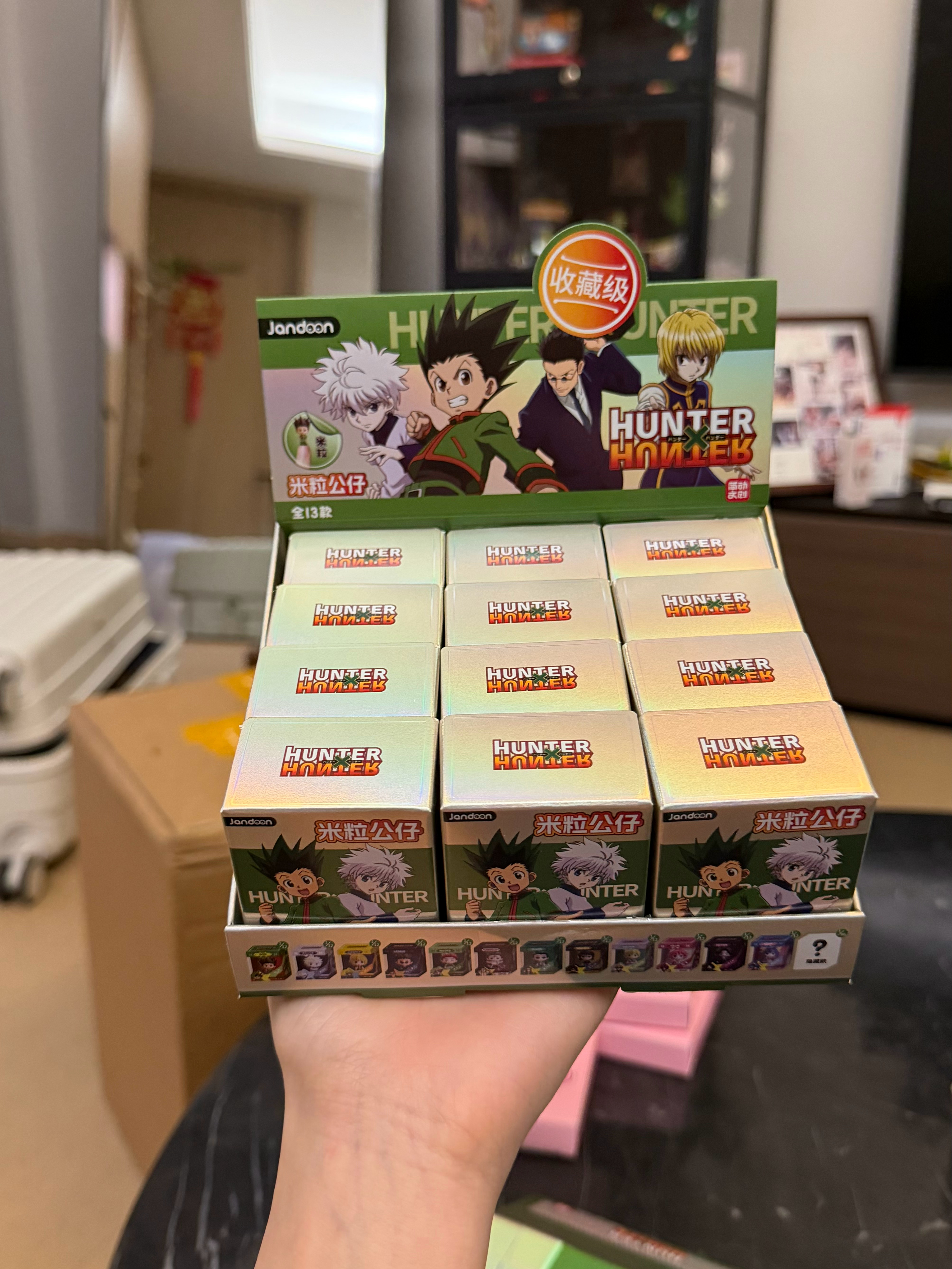 这个小米粒真的好可爱 要带去跟大家一起抽着玩的 发货太晚今天才收到 一个人也爽拆