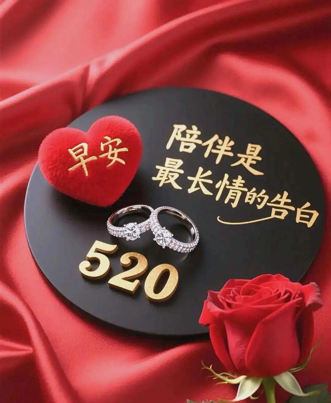 爱在520，爱你一生一世！
520情人节到了，愿你爱的人和爱你的人:情人节快乐！