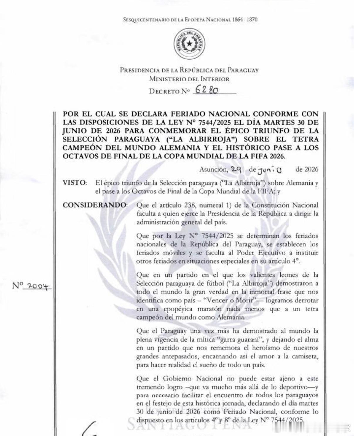 厄瓜多尔赢德国，他们放假一天巴拉圭赢德国，他们放假一天德国：拿我当吉祥物呢巴拉圭
