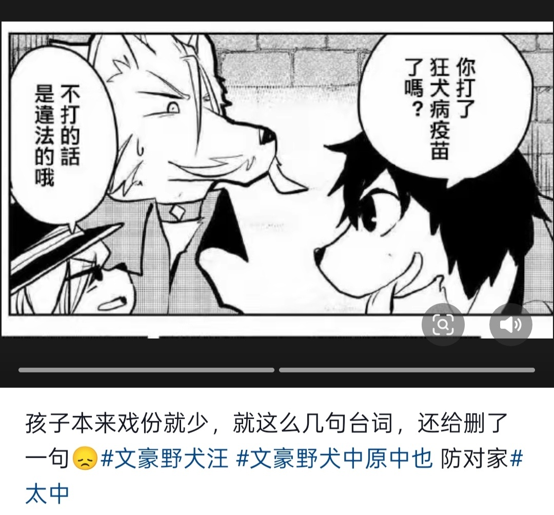 原来如此，但是大部分太中婆根本不关心老二被删的台词，只想吸引宰姐注意 
