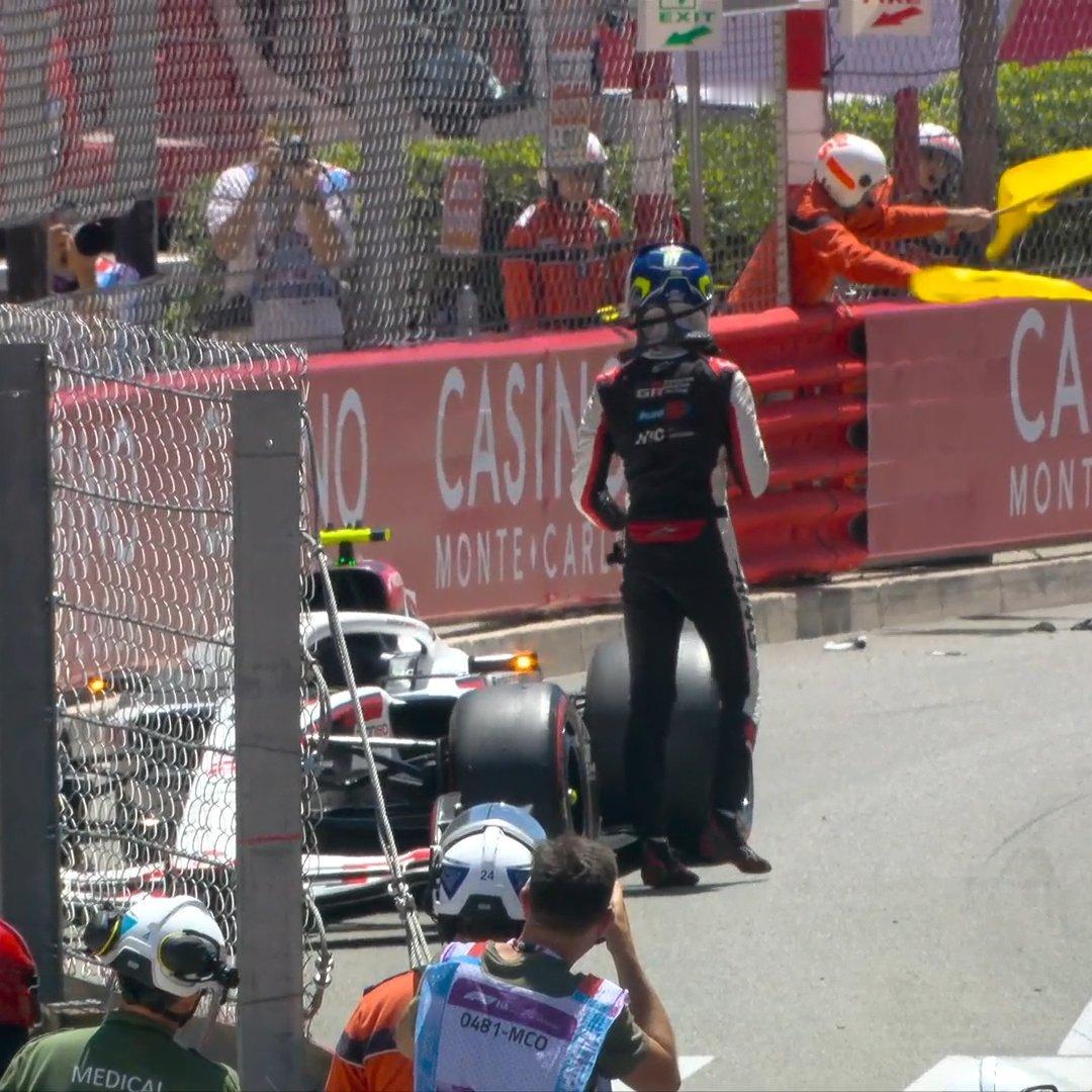 贝尔曼撞墙，红旗🚩2026f1摩纳哥大奖赛 FP3F1