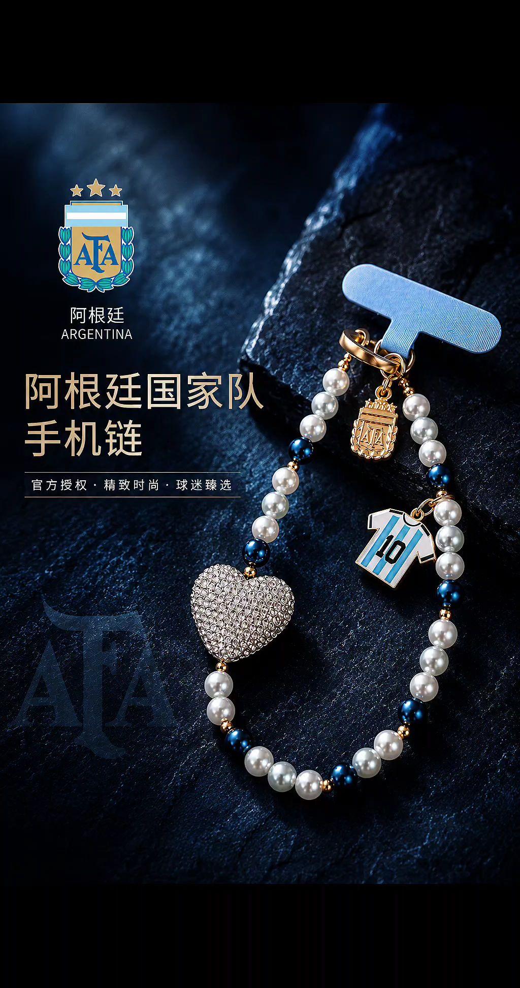 阿根廷国家队手机链，上市啦！大家心心念念的超高颜值手机链，上市啦！有美貌的各种配