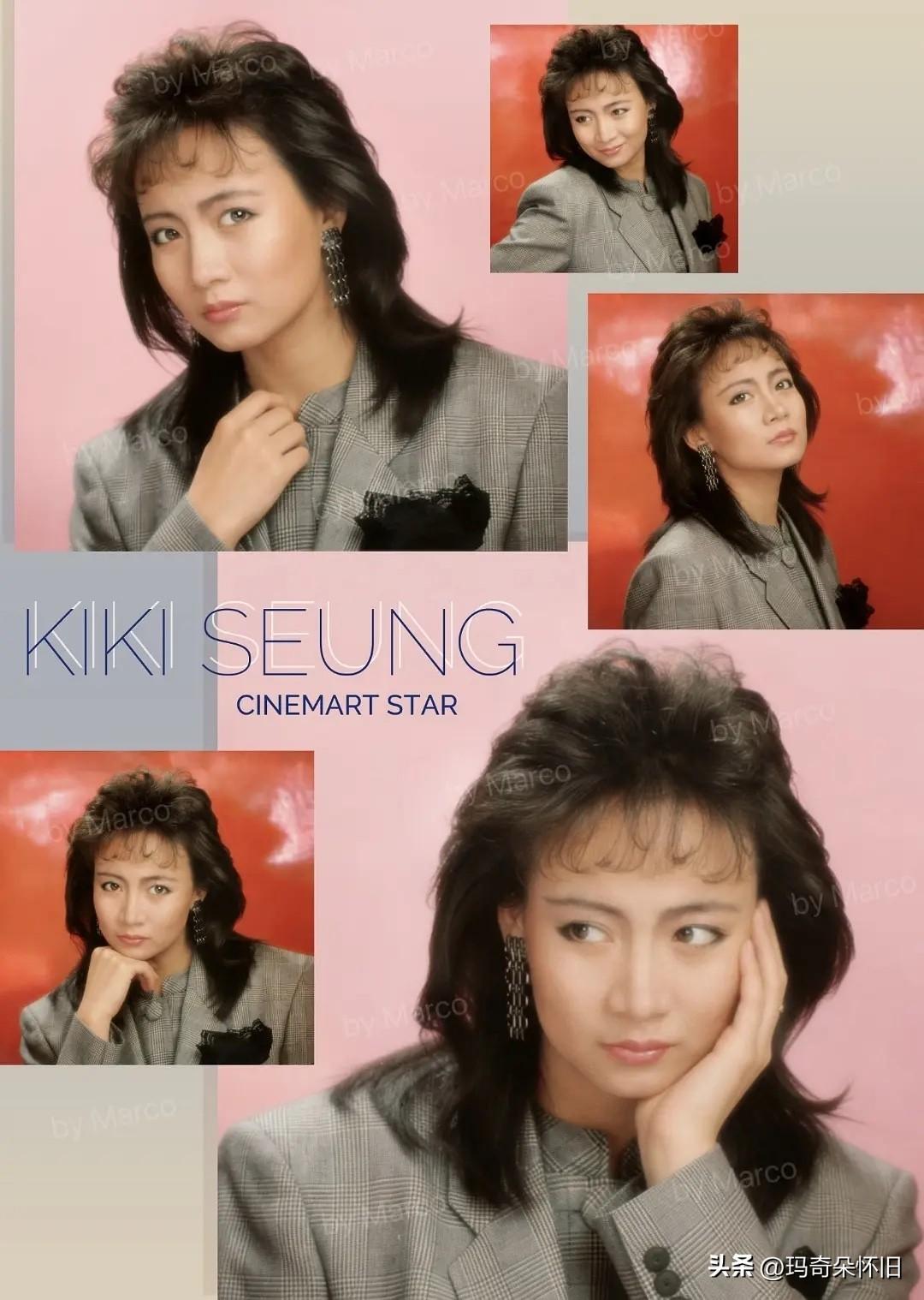 🌟考古到商天娥这组80年代的写真，瞬间被拿捏了。

一身格纹西装，利落又干练，