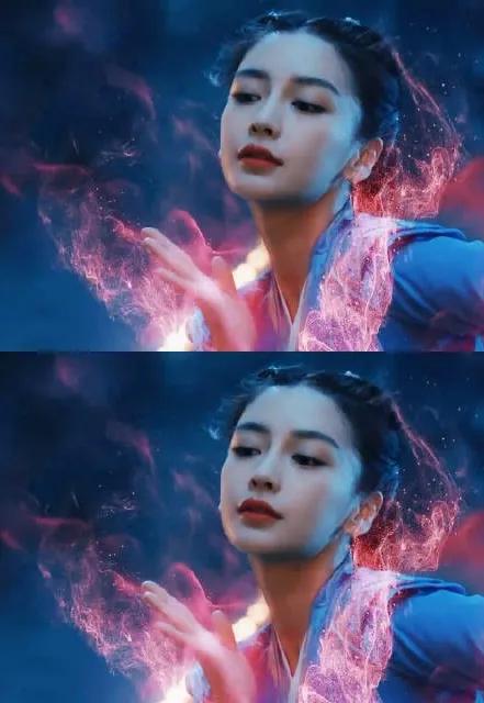 谁说杨颖演技不行的？
来看看北鼻姐演的九尾狐，颜值是完全够用，表情动作也有了很大