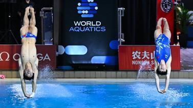 跳水世界杯蒙特利尔站-中国队获得混合团体金牌
北京时间3月2日，世界泳联跳水世界