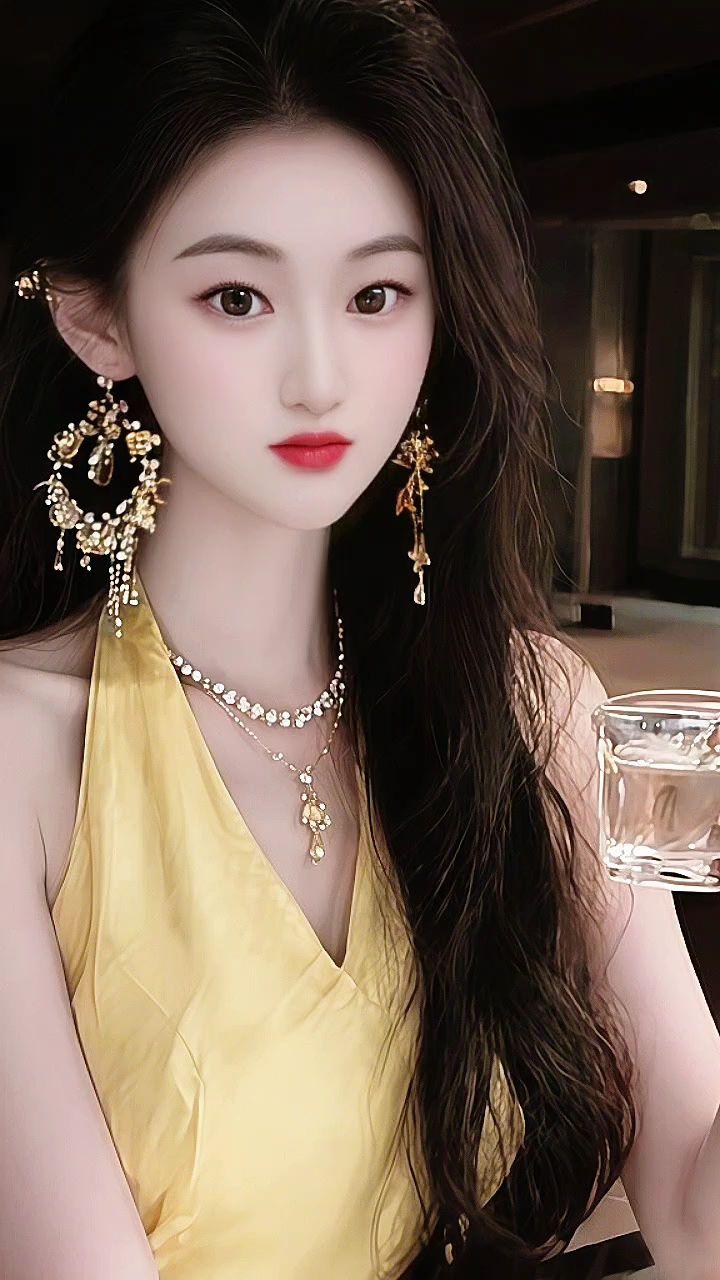 美出高级感 黄裙优雅写真 精致优雅氛围感 精致御姐 温柔待余生