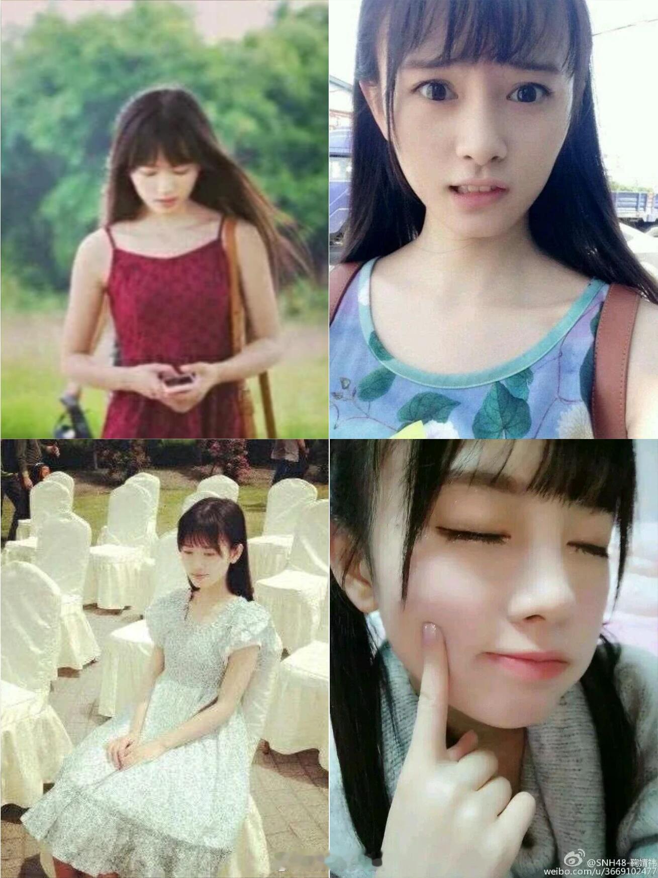 早期的鞠婧祎真的好美！！！ ​​​