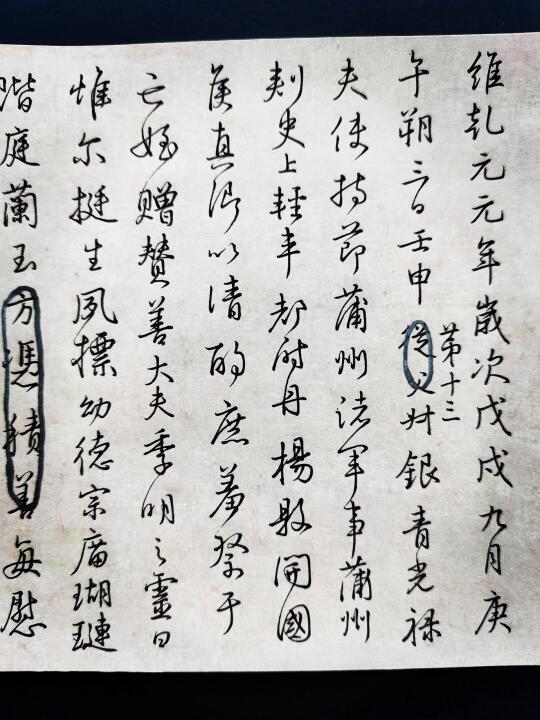 硬笔临颜真卿行书名篇《祭侄文稿》