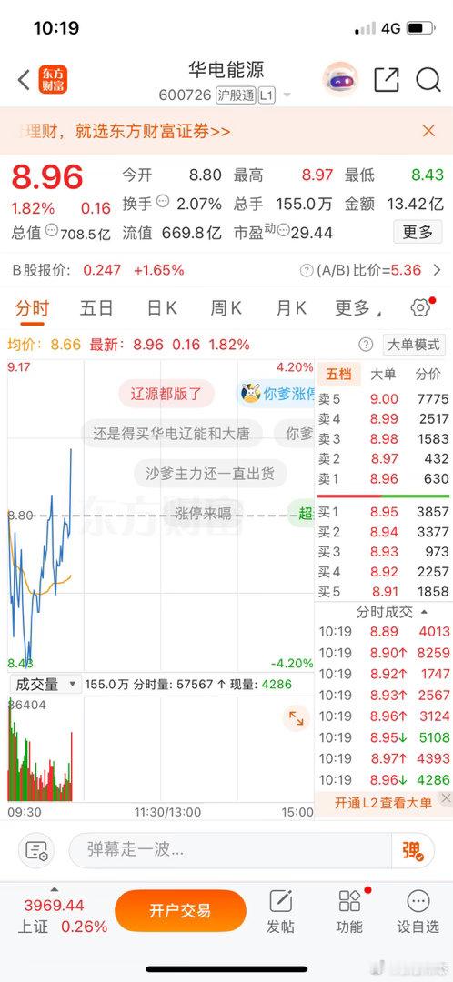 兄弟们！华电能源我已经上车了🚗喜欢的可以跟上，评论区打一波 168 