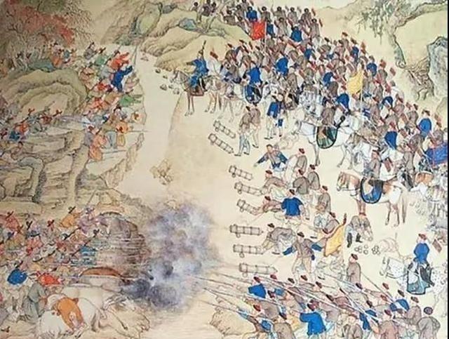 1756年冬，清军在伊犁河谷杀疯了，准噶尔叛军的尸体堆得比山还高，狗群啃食着这些