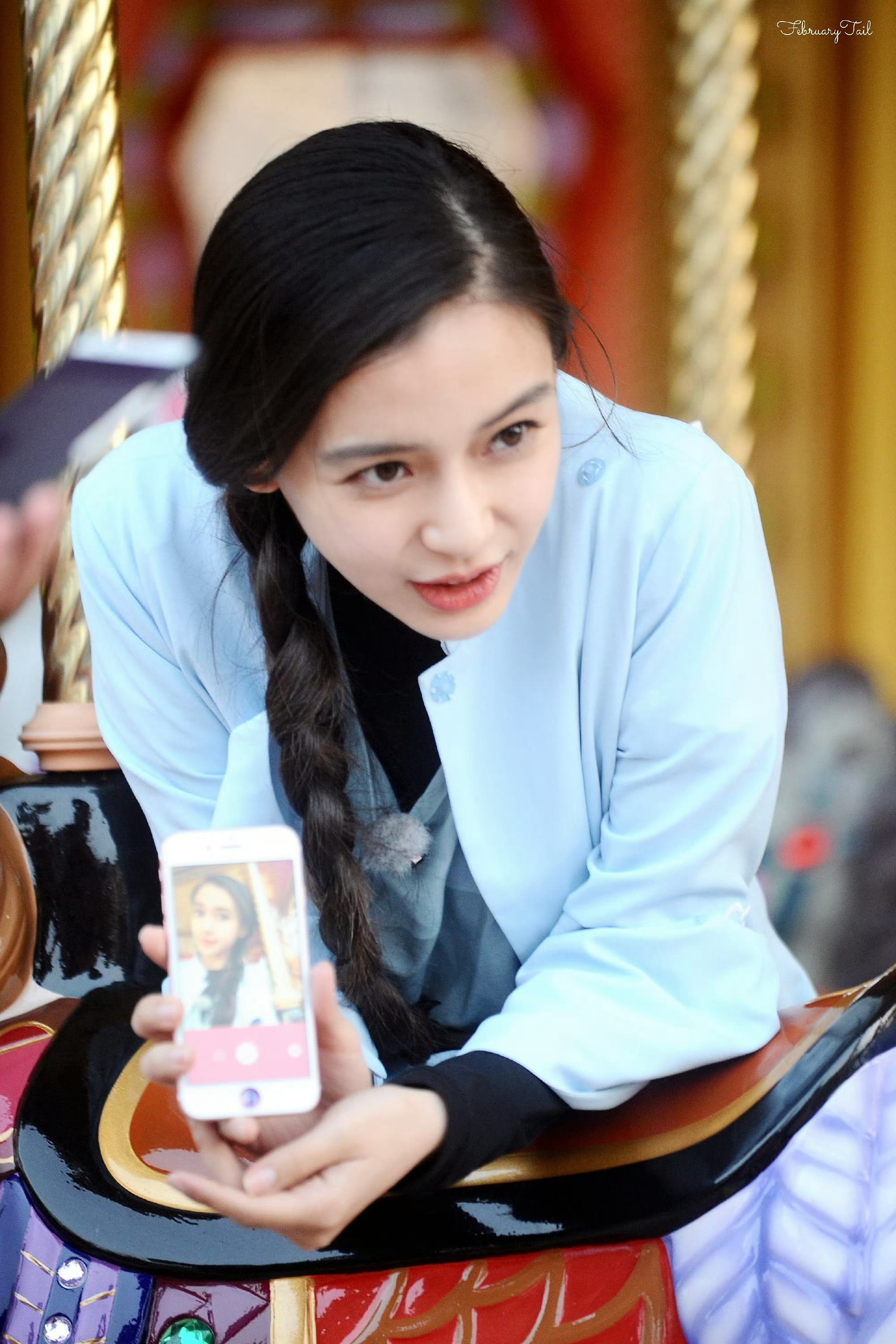 angelababy angelababy “✨信仰指引我向前跑，你的光芒点亮我