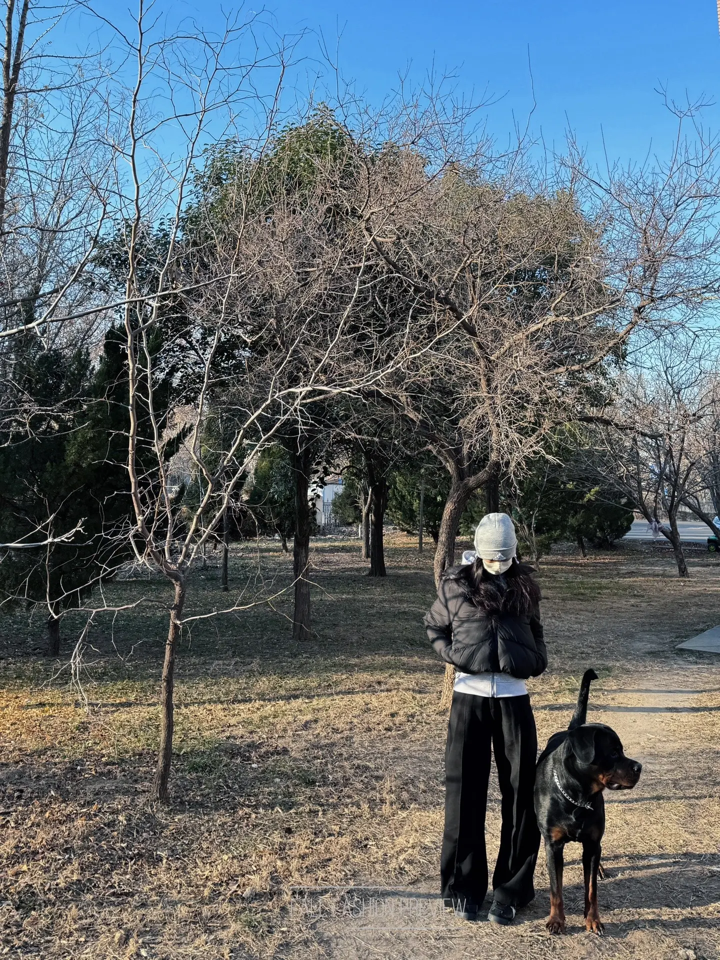 with my furry babe.