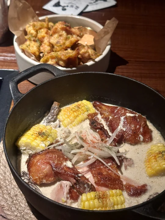 福州首家..终于吃上了奶油野山菌烤🐔！！