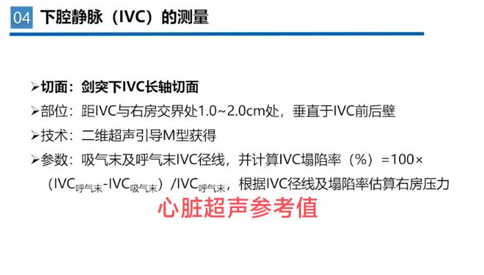 心脏超声参考值。