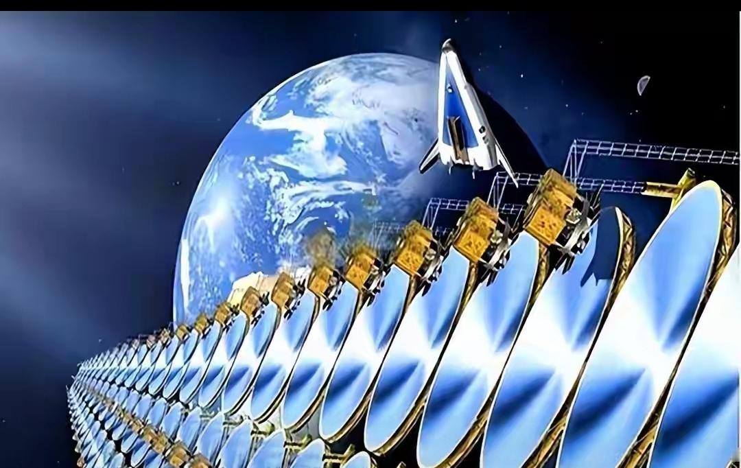 太空中建一公里宽太阳能发电站，体量太大，太空垃圾不好躲避。空间站都经常遭遇太空垃