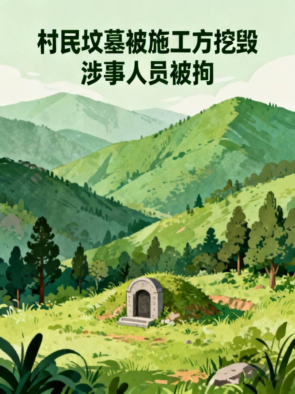 涉事人员被拘除非有仇，不然没一个正常人会去挖人坟墓的。毕竟坟墓是一个家族的传承，