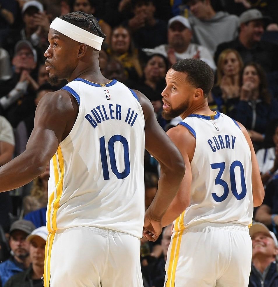 库里和巴特勒是本赛季NBA所有双人组合中得分第二高的组合勇士终结对快船七连败勇三