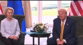 “欧盟将购买 7500 亿美元的高价美国石油和液化天然气，并向美国经济投资 60
