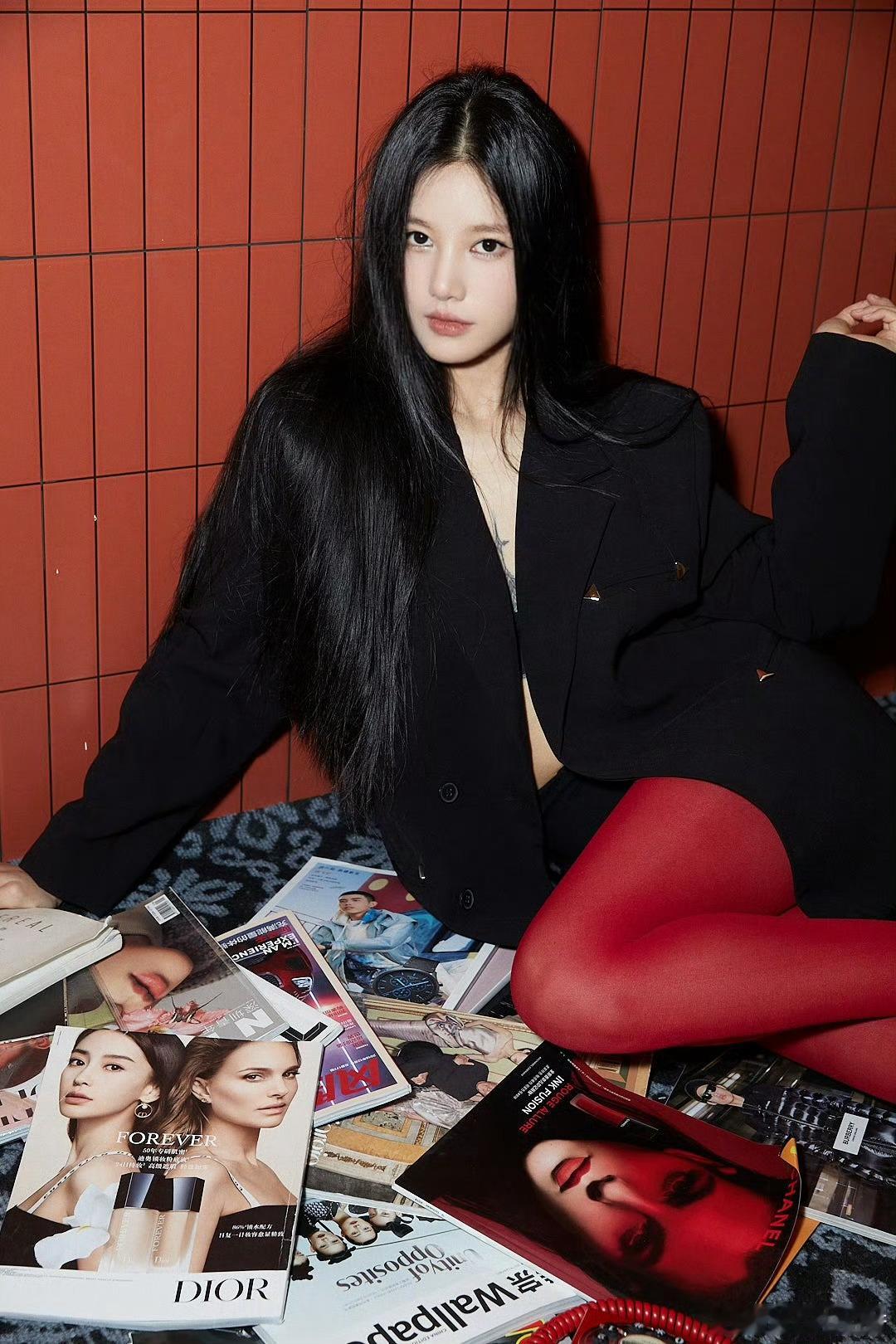 童心 ❤️ 红丝袜写真 ​​​