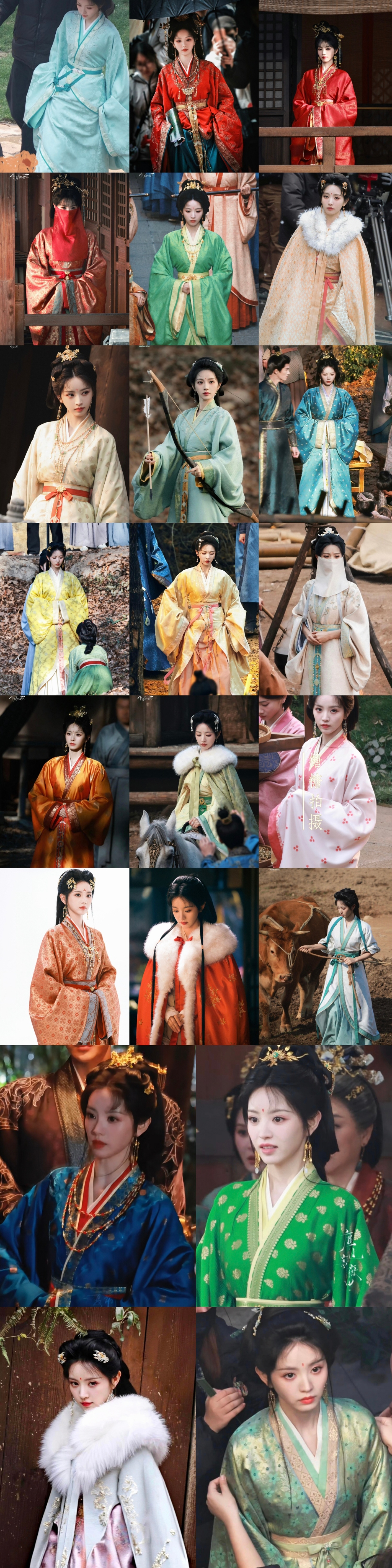 最近两个忙碌的古偶造型师易小雅:归鸾(佩佩)，金枝(李会琴)，将门独后(李会琴)