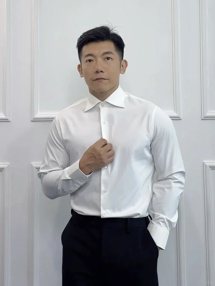 男士通勤必备👔免烫衬衫