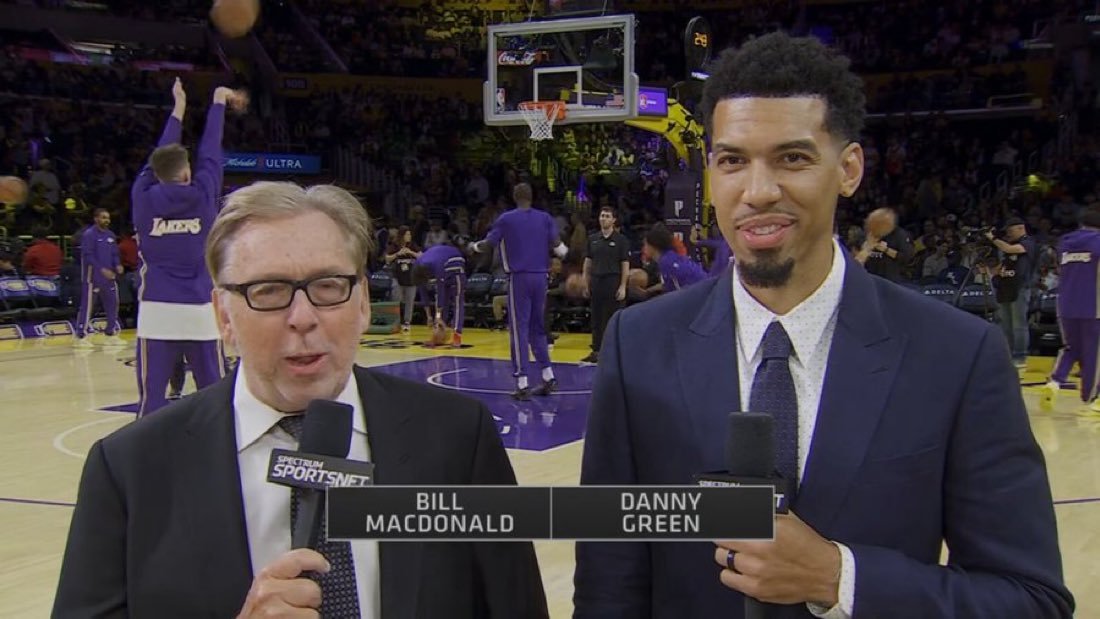 下一位工作湖人解说员？丹尼•格林已经做好接班斯图•兰茨的准备了[doge][do