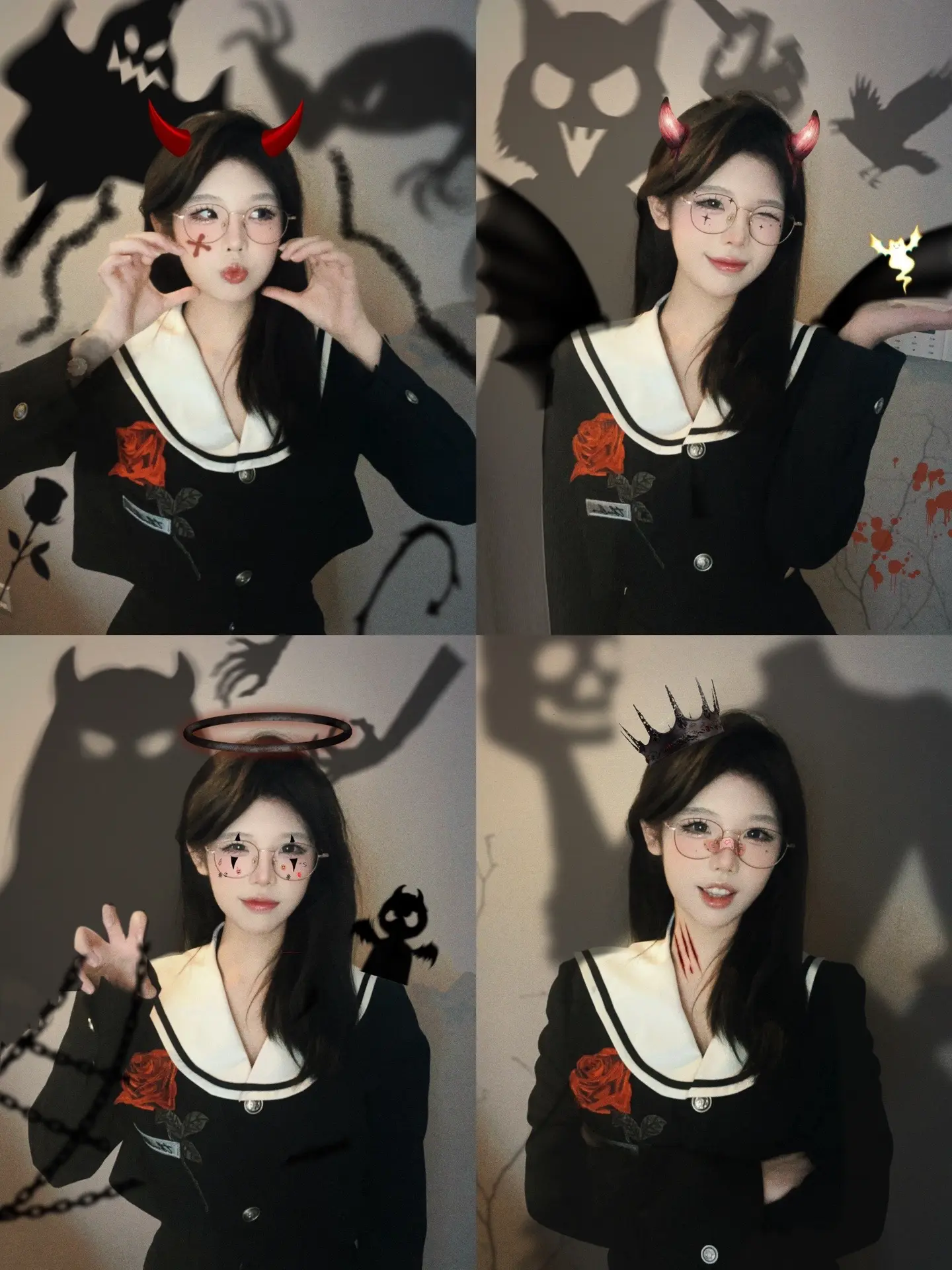 万圣节影子小恶魔来咯🎃。近万圣节感觉节日气氛越来越浓了🎃 不能出门...
