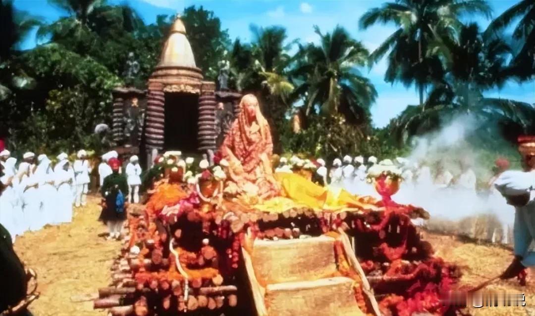 在200年前，印度有一个陋俗，那就是寡妇殉葬。在过去的很长一段时期内，印度并不是