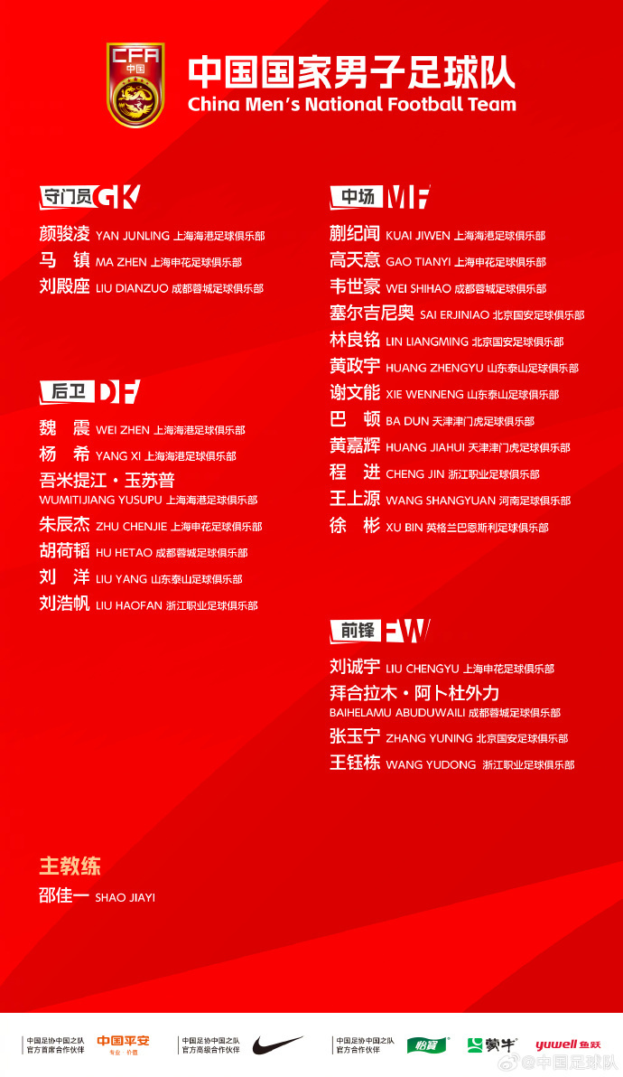 李昊无缘国足新一期名单日天怎么没进大名单。。。