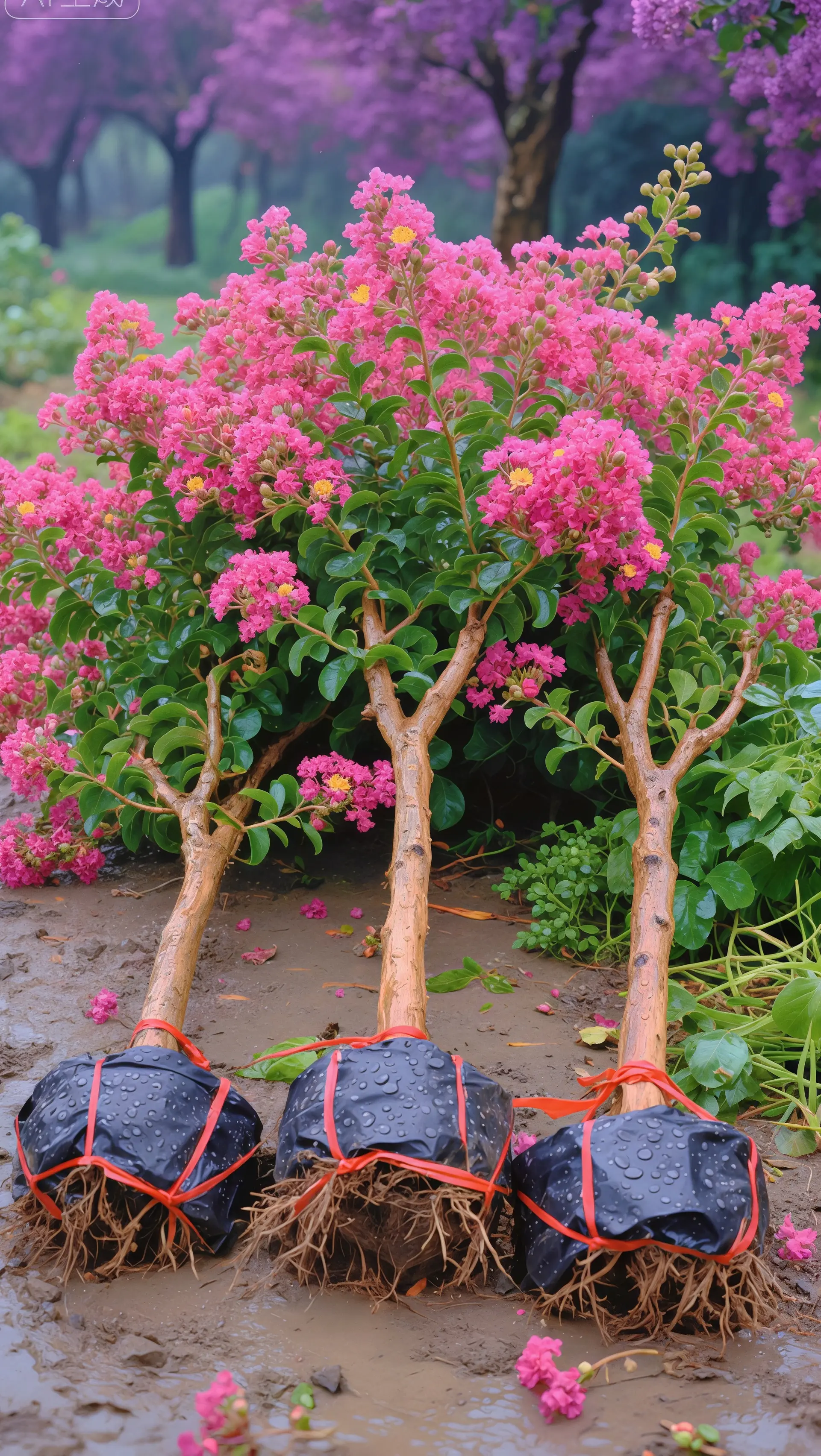 紫薇花 好看的花一定要分享给你 别墅庭院植物 紫薇花树苗 助农