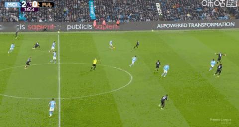 曼城3比0富勒姆曼城3比0富勒姆，先赛一场距离榜首3分曼城