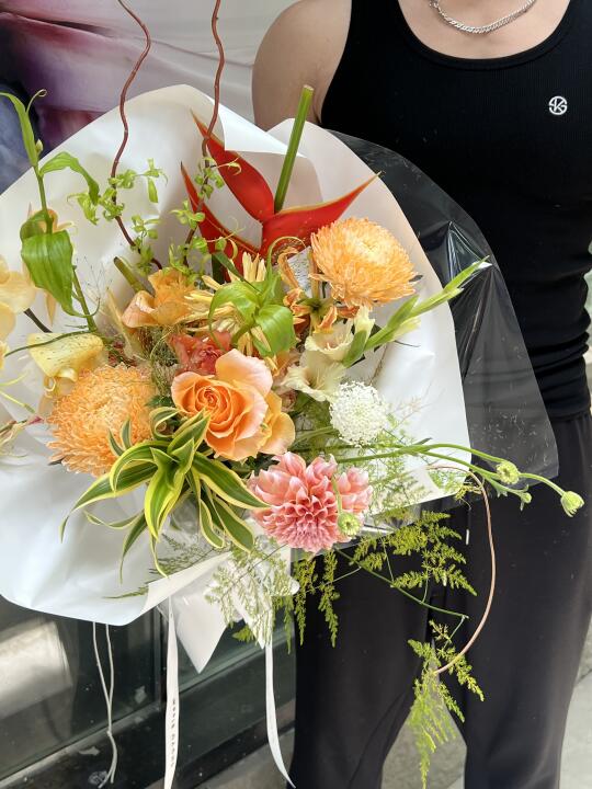 橙汁气泡水和热烈的夏天！🧡 | 广州花店