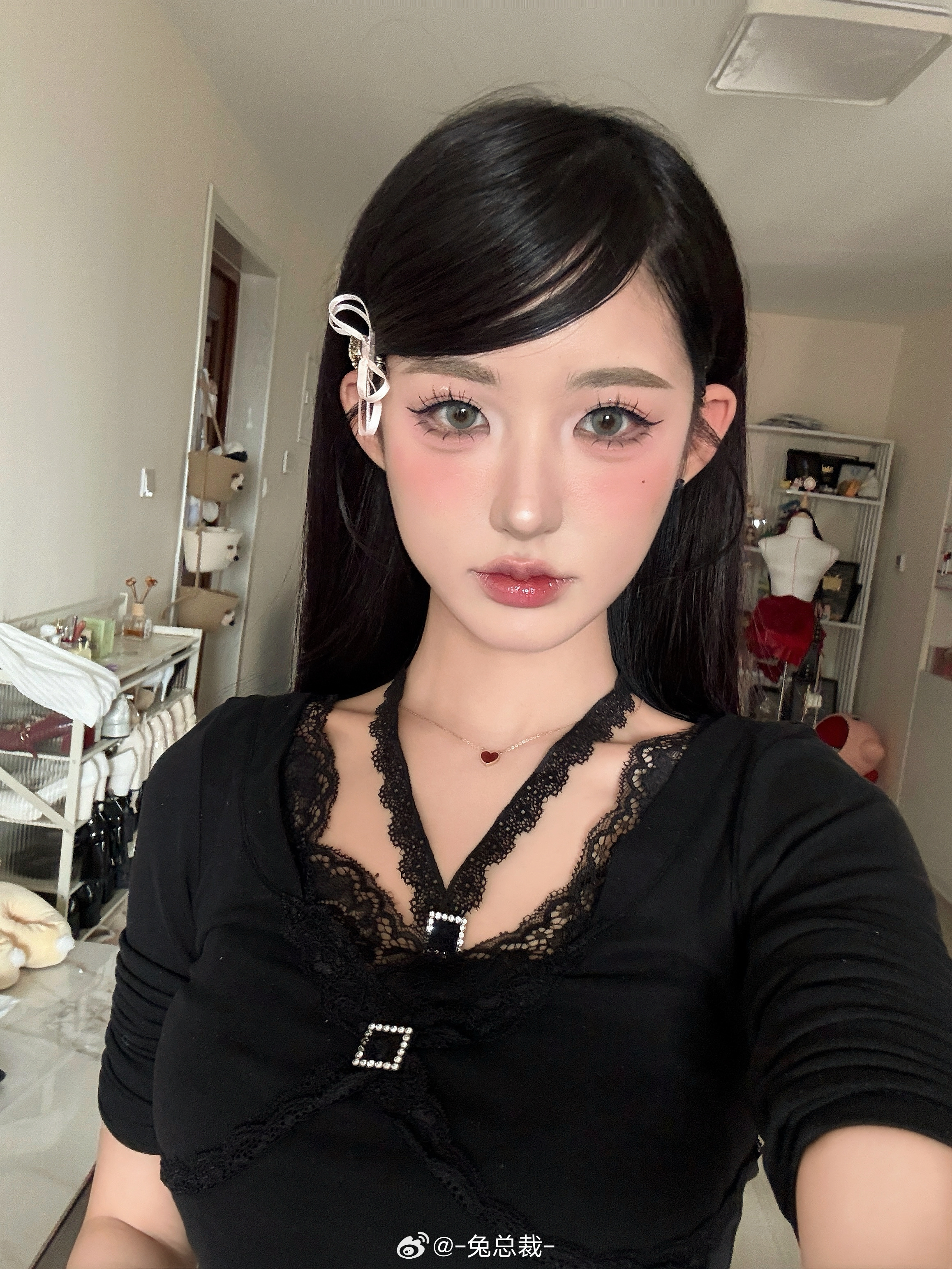 情人节快乐🌹换美甲去啦[求关注][求关注]每天都在研究妆面！ 