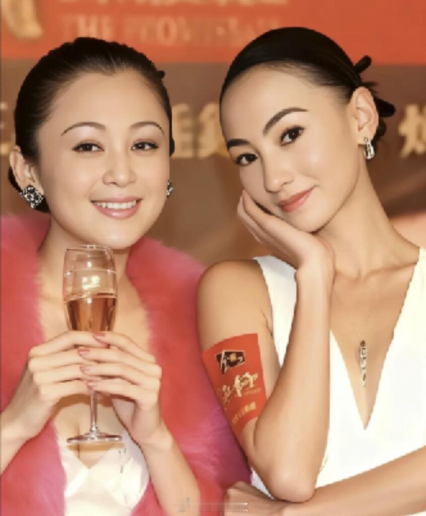 37岁陈红和25岁张柏芝无极首映礼 