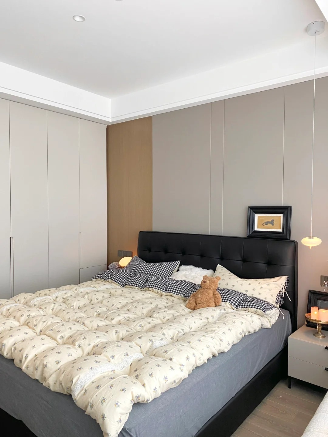 Roomtour｜13 m²小卧室搭配黑色储物床太美啦