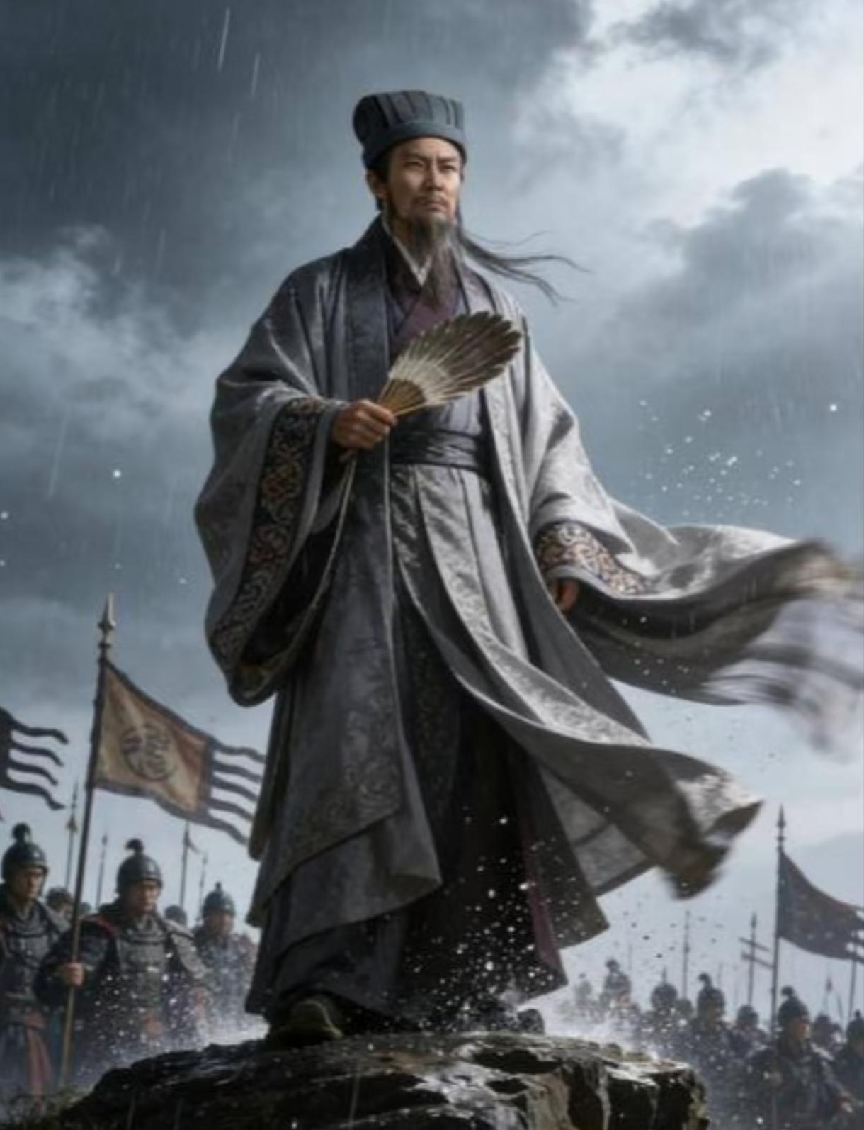 蜀汉建兴九年（公元231年）春，诸葛亮率军出汉中，开始第四次北伐。中军大帐内，他