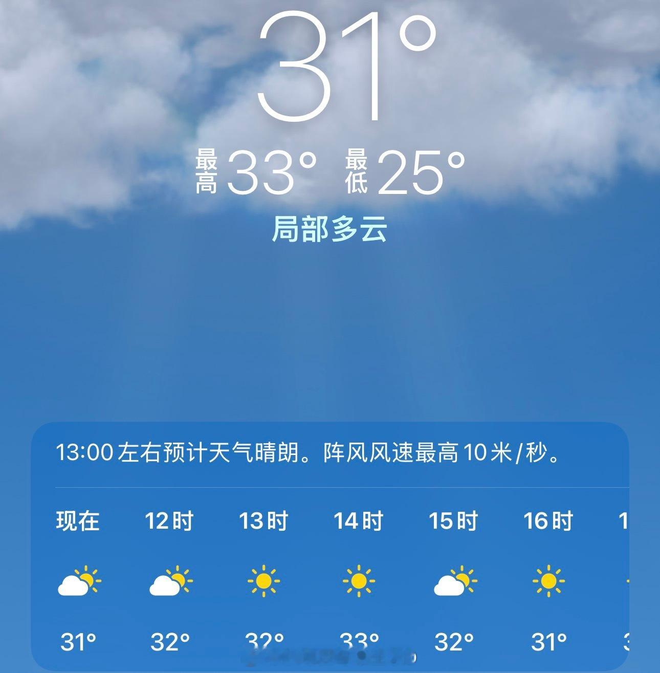 一直在忙着，突然感觉越来越热。。。 