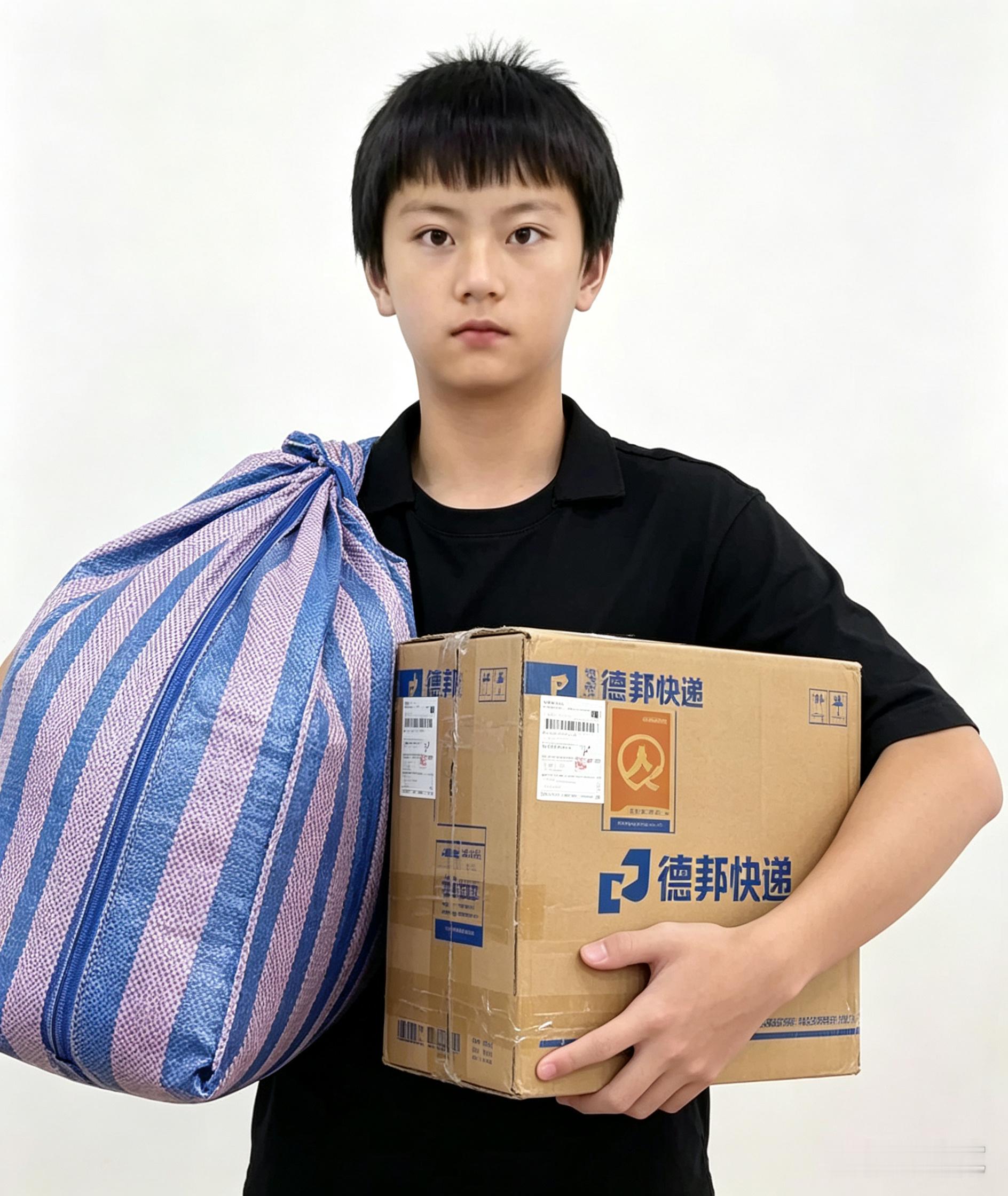 再见了妈妈，我们东就要远航，别为我担心我有蛇皮袋和专业打包的手艺 ​​​