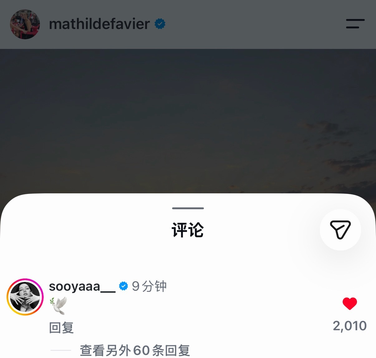 宝宝去评论了Mathilde女士