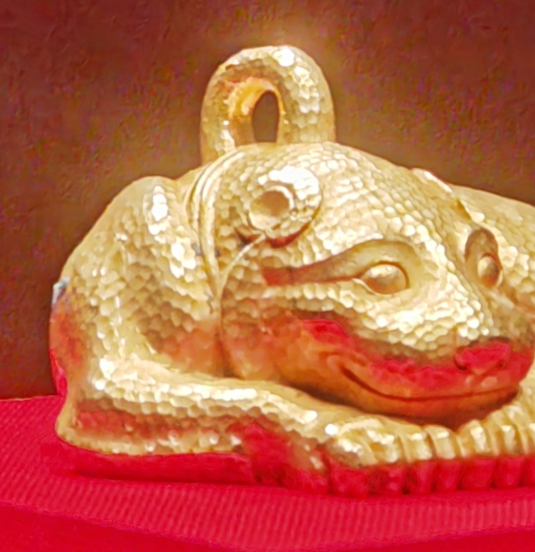 这是我去年去南博亲手拍的，当时真没注意，今天仔细看了一下。 