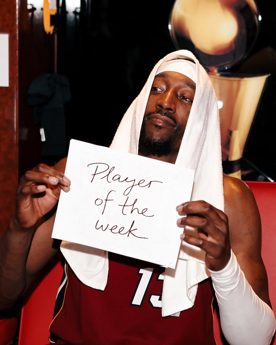 阿德巴约本赛季第二次、NBA生涯第四次荣膺东部联盟周最佳球员！阿德巴约