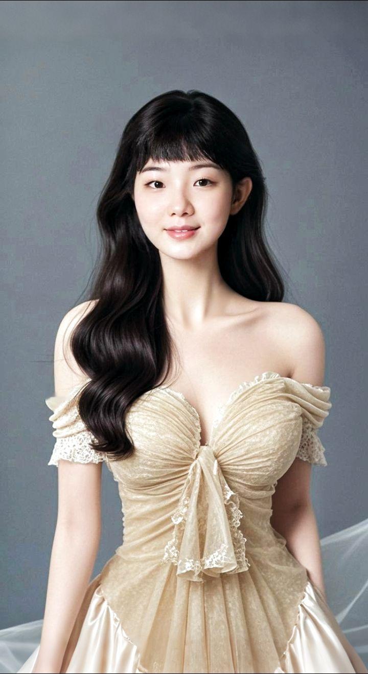 AI扩图 AI华贵佳人