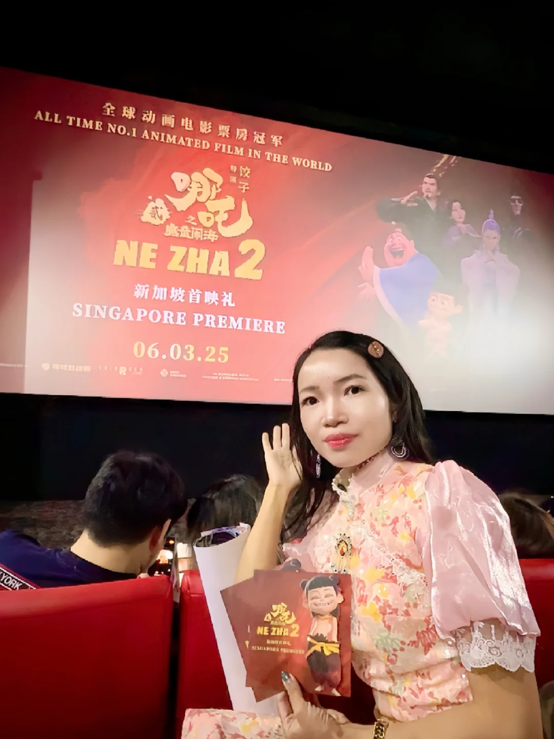 《哪吒2》新加坡首映，真的太火爆了❗️