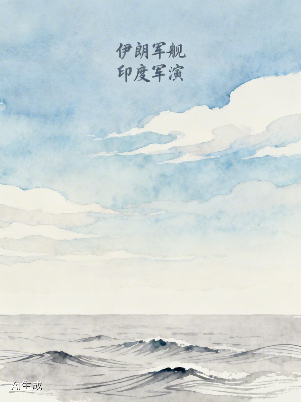 伊朗军舰在参加印度军演回国途中被美国潜艇击沉。
喷两句：印巴冲突期间，伊朗外长访