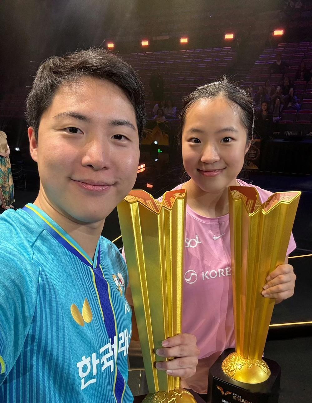 史诗级大逆转！WTT中国大满贯，两项大奖尘埃落定

1、混双冠军——林钟勋/申裕