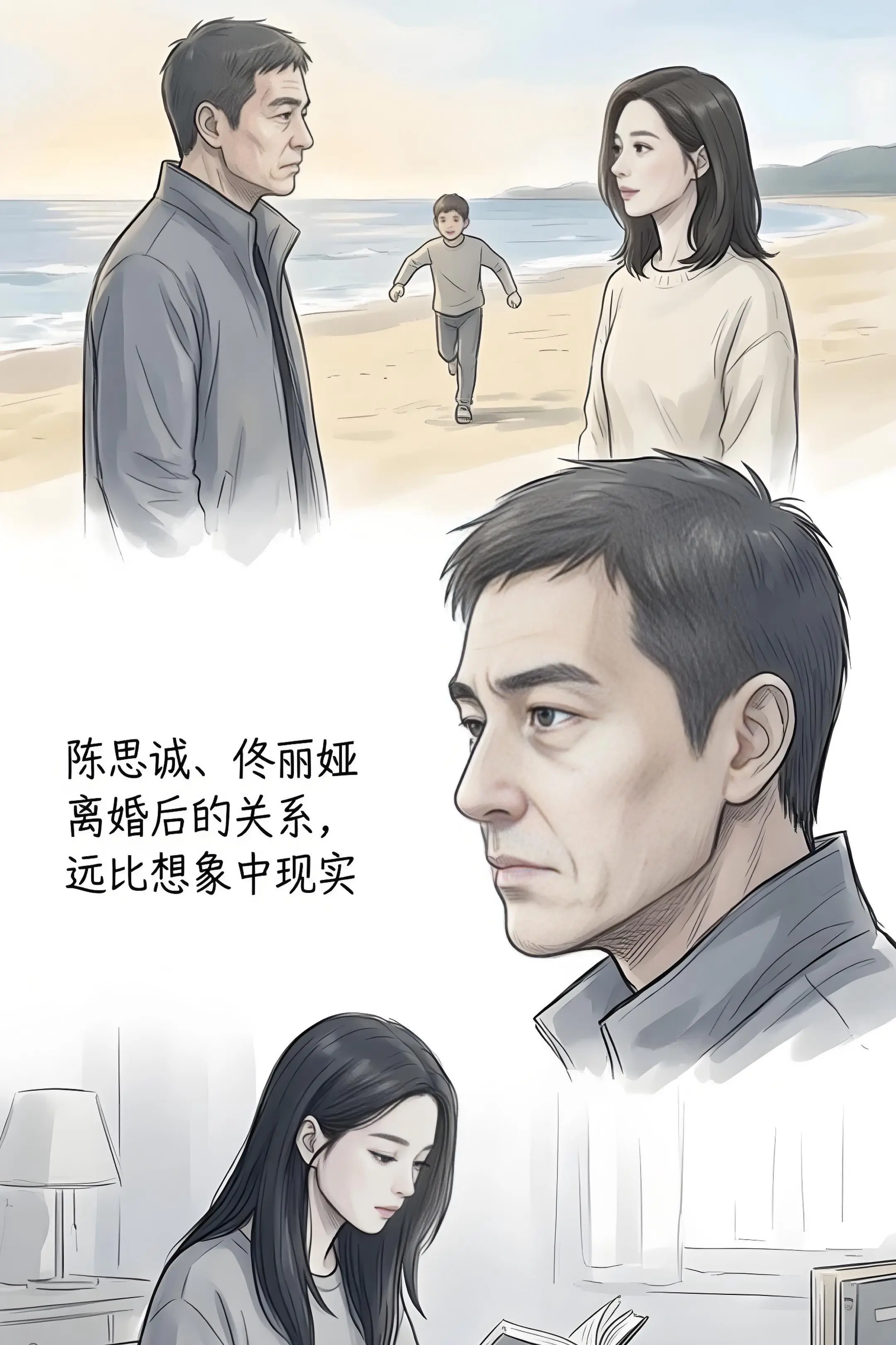 陈思诚、佟丽娅离婚后的关系，远比想象中现。实