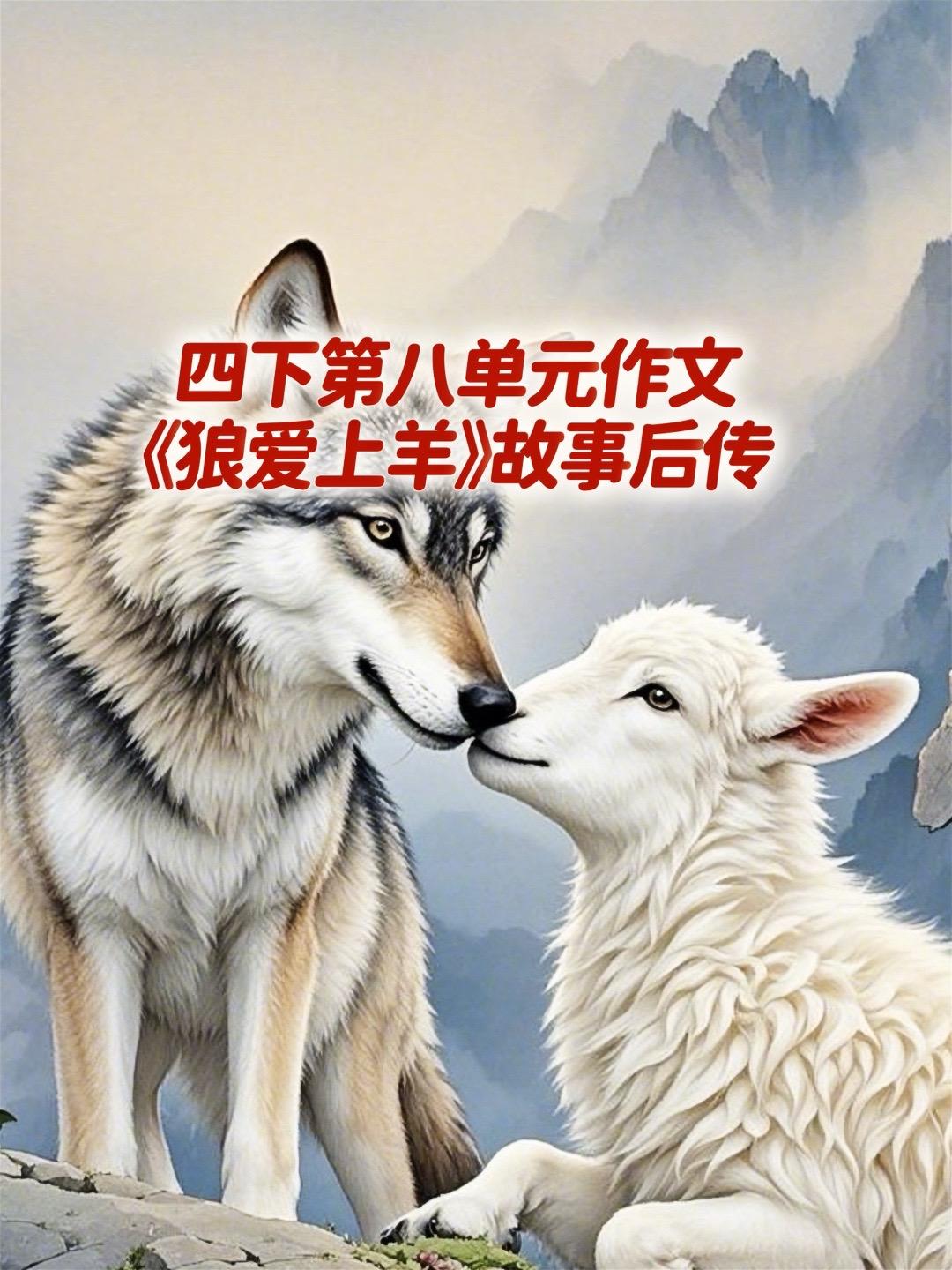 《狼爱上羊》故事后传 优秀范文。家长必读，小学四年级下册第八单元习作《...