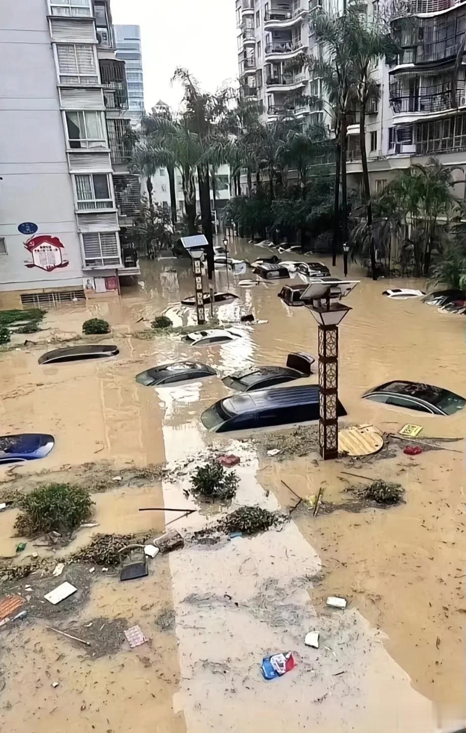 我在深圳待了5年，这场黑暴雨以前没遇到过，从昨晚10点左右开始，到今天下午1点多
